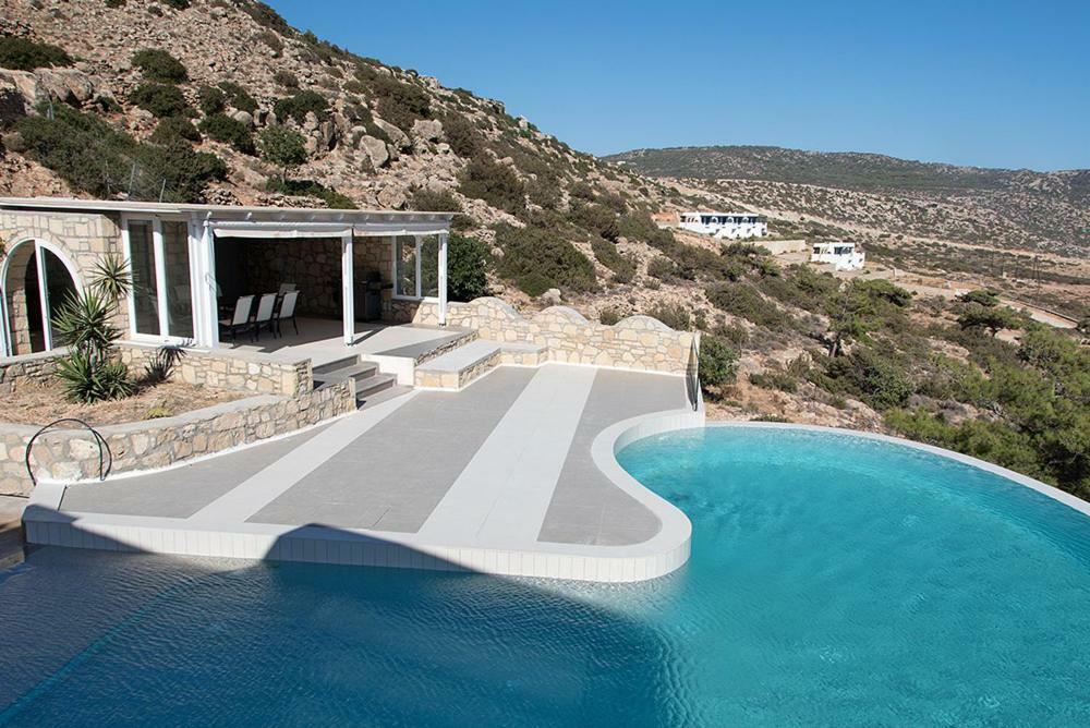 Evilia Luxury Villa Amoopi Exterior foto
